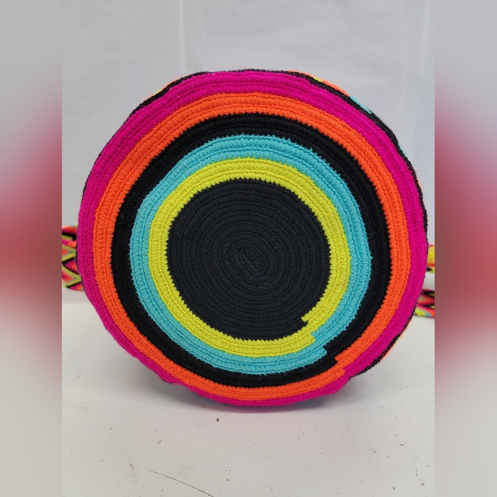 Hippie Boho Hobo Crossbody Bag Wayuu Mochila Tribal - Picture 6 of 11